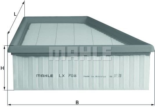 Filter air LX708 - image 2