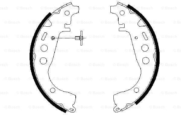 Brake Shoe Set 0986487589