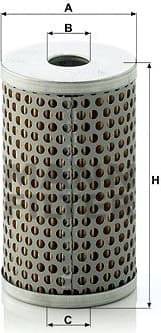 Filter, operating hydraulics H601/4 - image 2