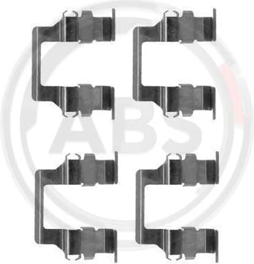 Accessory Kit, disc brake pad 1164Q