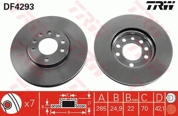 Brake Disc DF4293