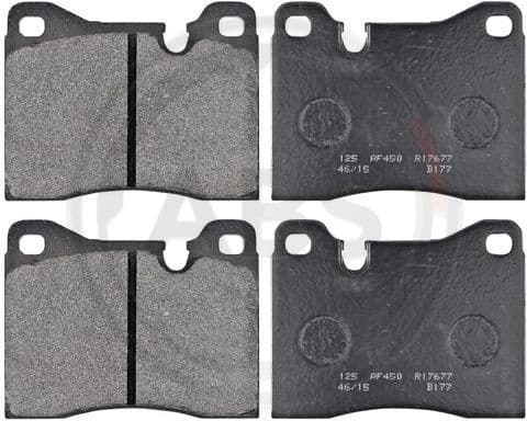 Brake Pad Set, disc brake A.B.S. 36133