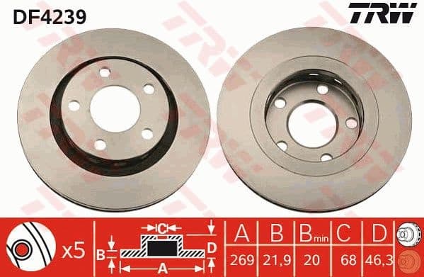 Brake Disc DF4239