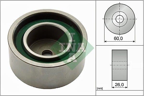 Deflection/Guide Pulley, V-ribbed belt 532036720