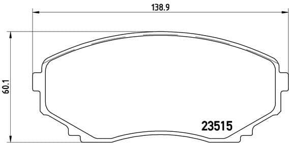 Brake Pad Set, disc brake PRIME LINE P49028