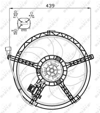 Fan, engine cooling 47553 - image 6