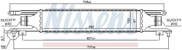 Charge Air Cooler ** FIRST FIT ** 96589