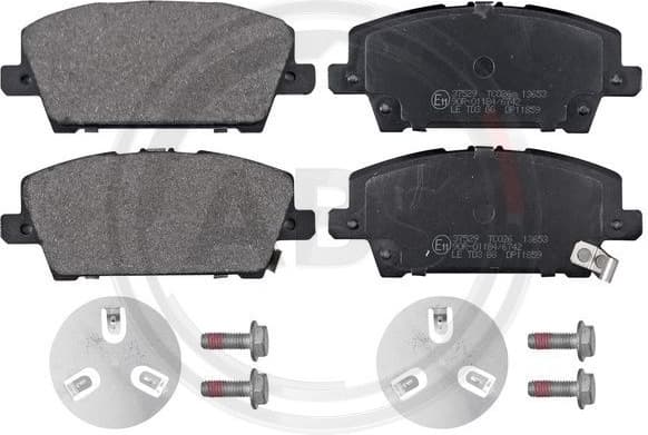 Brake Pad Set, disc brake 37529