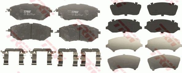 Brake pads front, Top Quality GDB3372 - image 2