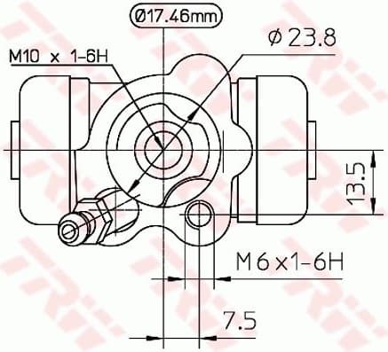 Wheel Brake Cylinder BWA155 - image 2