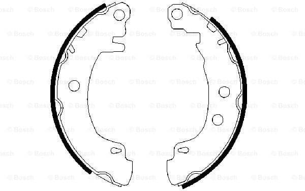 Brake Shoe Set 0986487550