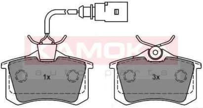 Brake pads rear JQ1011083