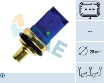 Sensor, coolant temperature 33790