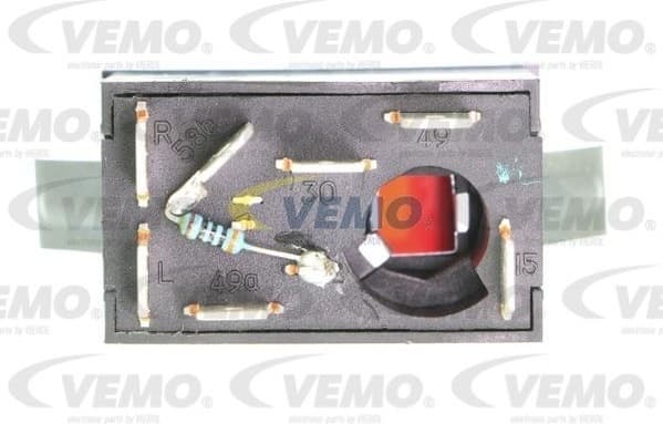 Hazard Warning Light Switch Original VEMO Quality V10-73-0122 - image 2