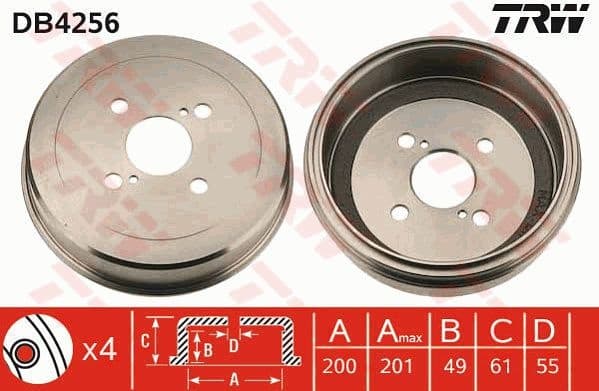 Brake Drum DB4256