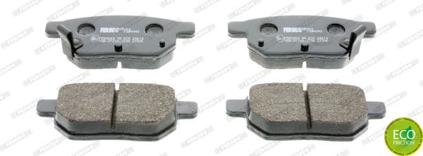 Brake pads rear, Top Quality FDB4042 - image 2