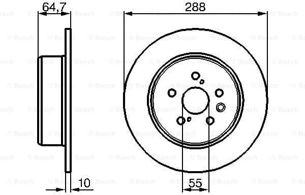 Brake Disc 0986479243