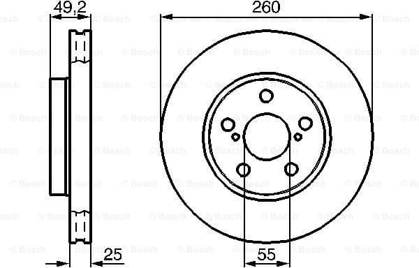 Brake Disc 0986478451