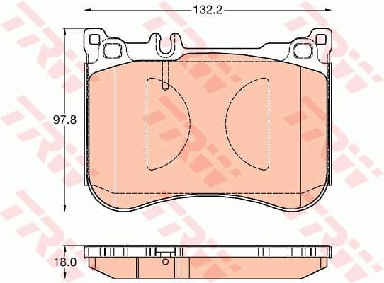 Brake Pad Set, disc brake GDB2019
