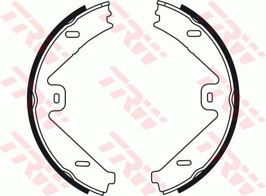 Brake shoes, Top Quality GS8755 - image 2