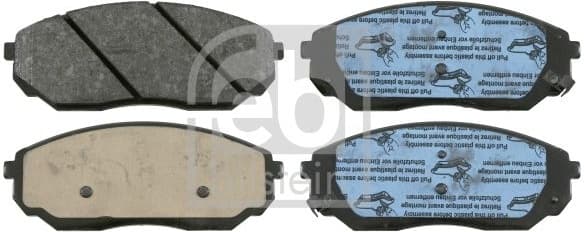 Brake Pad Set, disc brake 16471