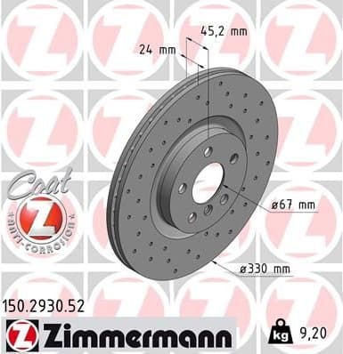 Brake Disc SPORT BRAKE DISC Z 150.2930.52