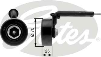 Belt Tensioner, V-ribbed belt DriveAlign™ T39015