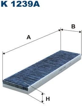 Filter, cabin air K1239A