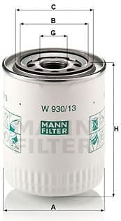 Oil Filter W930/13