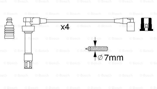 Ignition Cable Kit 0986356307 - image 5