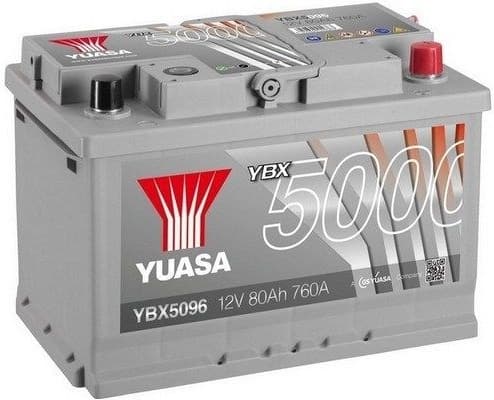 Starter Battery YBX5000 Silver High Performance SMF Batteries YBX5096