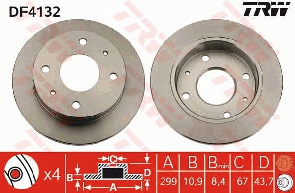 Brake Disc DF4132