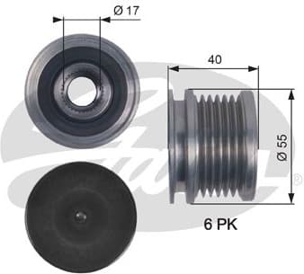 Alternator Freewheel Clutch DriveAlign™ OAP7114