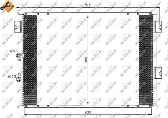 Condenser, air conditioning EASY FIT 35461 - image 2