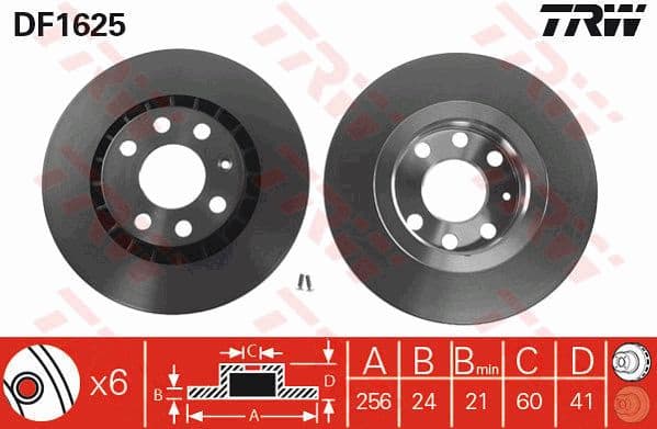 Brake Disc DF1625