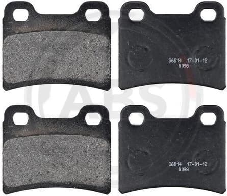 Brake Pad Set, disc brake 36814