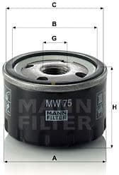 Oil Filter MW75