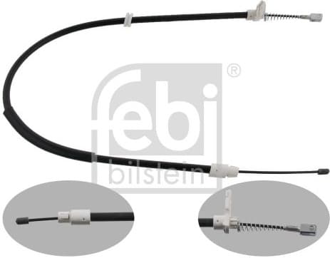 Cable Pull, parking brake 34912 - image 2