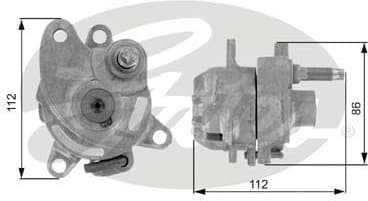 Belt Tensioner, V-ribbed belt DriveAlign™ T38225