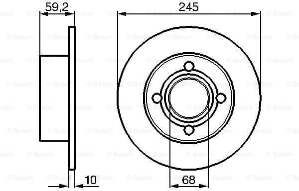 Brake Disc 0986478019 - image 5