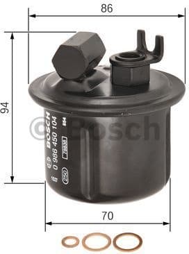 Fuel Filter 0986450104 - image 5