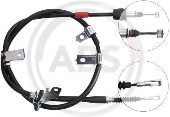 Cable Pull, parking brake K16318