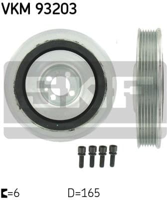 Belt Pulley, crankshaft VKM 93203