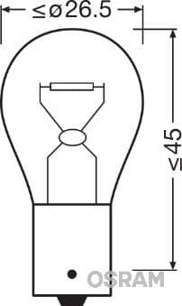 Bulb, auxiliary stop light ULTRA LIFE 7506ULT-02B - image 2
