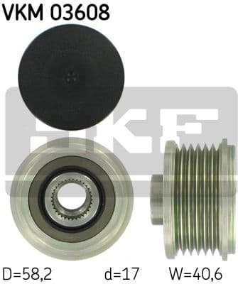 Alternator Freewheel Clutch VKM 03608