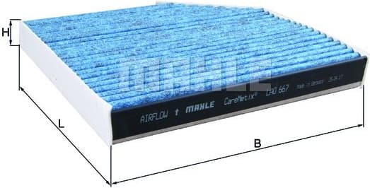 Filter cabin LAO667 - image 2