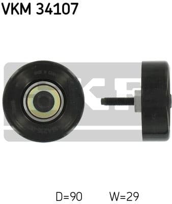 Tensioner belt VKM34107 - image 2