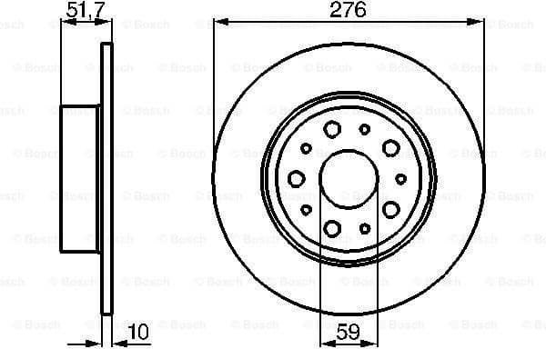 Brake Disc 0986478463