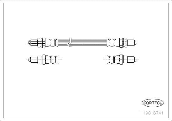 Brake Hose 19018741