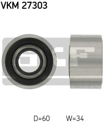 Deflection Pulley/Guide Pulley, timing belt VKM 27303